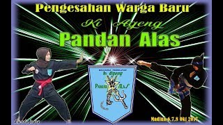 Ki Ageng Pandan Alas  Pengesahan warga baru 2017 [upl. by Audly]