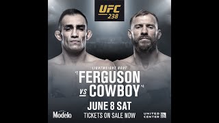 UFC Full Fight 238 Tony Ferguson Cowboy Cerrone 4K FHD [upl. by Narra]