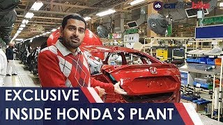 Exclusive Inside Honda Car India’s Factory  Honda Factory India  carandbike [upl. by Angelica]