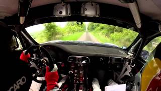 Onboard Porsche GT3 ZeltnerZeltner Hessen Rallye 2014 [upl. by Latsyrhk]