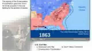 History of the American Civil War 1861  1865 Map [upl. by Gemini]