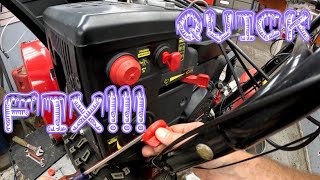 Craftsman MTD Troy Bilt Storm Snowblower Wont Start Surges Carburetor Cleaning and Rebuild Easy Fix [upl. by Crista]