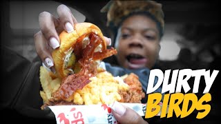 HILARIOUS DURTY BIRDS FOOD REVIEW Part 2  Packing For NYC [upl. by Maddeu]