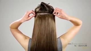 Colocar Extensiones de Clip [upl. by Grane495]