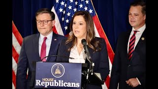 Chairwoman Stefanik Kamala Harris and Far Left Democrat Policies Threaten the American Way of Life [upl. by Ebneter]