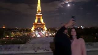 Trocadero in Paris at night [upl. by Lairret]