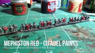 How to Paint  Baccus 6mm AngloSaxons for DBA [upl. by Ennayt300]