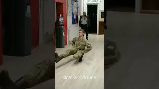 Soldier getting sturdy army dance russia [upl. by Oninotna]