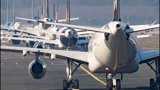 Lufthansa in der Coronakrise – 700 von 763 Flieger am Boden [upl. by Clorinde]