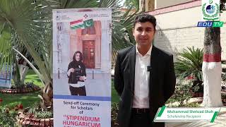 Stipendium Hungaricum Scholarship Program Scholarship Recipient M Shehzad Shah [upl. by Nortyad]