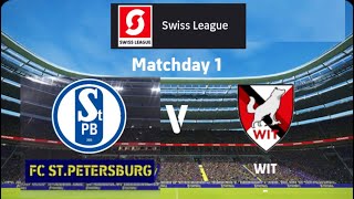 FC STPETERSBURG vs FC WINTERTHUR RW SWISS LEAGUE OCTOBER’24 [upl. by Hedy405]