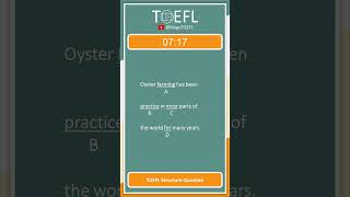 TOEFL Grammar Practice 284  Written Expression Questions Passive Voice  Past Participle [upl. by Metts]