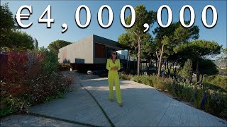 Inside a 4000000€ FLOATING VILLA With EPIC Architecture in Sotogrande Spain [upl. by Ahsaet]