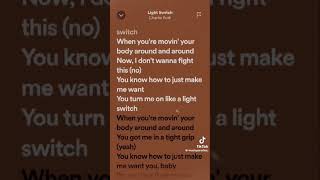 light switch Charlie puth [upl. by Faythe]