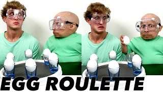 Egg Roulette Challenge Verne Troyer vs Logan Paul [upl. by Vidda]