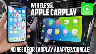 WIRELESS APPLE CARPLAY  No need to buy adapter or dongle [upl. by Barcot330]