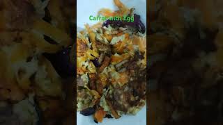 Carrot with eggcomfortfood shortvideo trendingshorts [upl. by Anima]