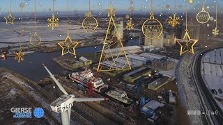 XMAS Version  Husum Außenhafen  Sperrwerk  Husumer Dock und Reparatur GmbH amp Co KG [upl. by Rehpatsirhc]