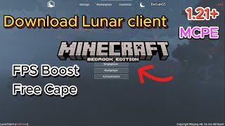 Lunar client for MCPE 121 [upl. by Aisad]