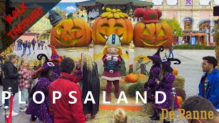 Plopsaland De Panne oktober 2023 4K [upl. by Nwahsram]