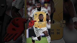 Blue Or Red Antonio Rudiger Fifa Cards Fc24 Vs Fc25 eafc24 fifa23 fifa fc24 [upl. by Michail216]