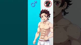 Demonslayer characters in shirtless way demonslayer animeedits editing anime kimetsunoyaiba [upl. by Cigam]