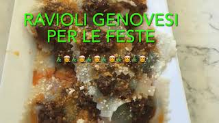 Ricetta U Tuccu Zeneize Sugo di Carne Genovese con Pentola a Pressione  Genovese Meat Sauce Recipe [upl. by Lilah]