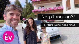 How bad can it be UK to Italian Alps in a Kia eNiro — with no charge planning Part 1 UK to Italy [upl. by Icul]