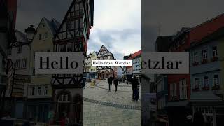 Wetzlar Hessen Germanytraveldaytripshortvideo [upl. by Odoric484]