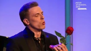 NEUE STIMMEN 2016  Prizewinners concert Anatoli Sivko sings quotNega volshebnajaquot [upl. by Gardia]