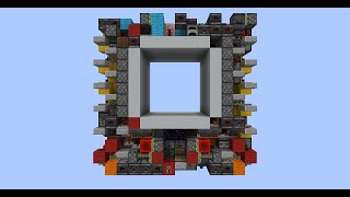 Minecraft fast and compact 6x6 piston door 116 [upl. by Ntisuj]