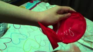 How to fold JurongHealth nylon foldable fan [upl. by Notlrac58]