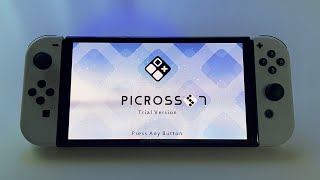 PICROSS S7  Review  Switch OLED handheld gameplay [upl. by Odell474]