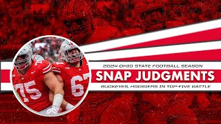 Snap Judgments Ohio State smothers Indiana turns focus to Michigan after topfive battle [upl. by Llevaj]