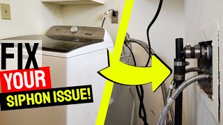 Install AntiSiphon To Fix Washing Machine DrainCycle Issues [upl. by Carisa]