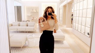 REALTIME COME SHOPPING WITH ME DIOR LOUIS VUITTON CAROLINA HERRERA  Lydia Elise Millen [upl. by Carlyle]