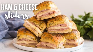 Easy Ham and Cheese Sliders  The Recipe Rebel [upl. by Beauregard]