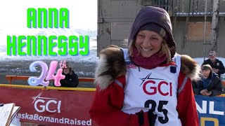 Iditarod 2024  Anna Hennessy 24th [upl. by Larok51]