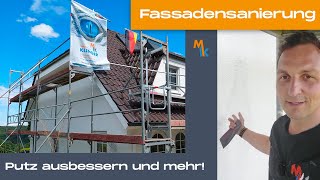 Fassadensanierung • Putz ausbessern und mehr [upl. by Spillar42]