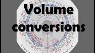 CRP5 Volume conversions [upl. by Cornell697]