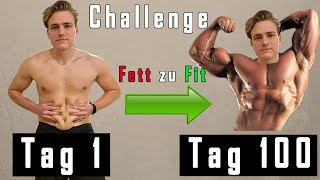 100TageDiät  Selbstexperiment von Fett zu Fit 100 Tage Challenge 1 2021 [upl. by Oleg834]