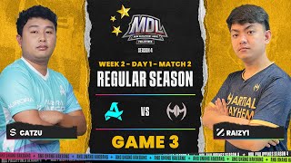 MDL PH S4  W2D1  HUNT VS MM GAME 3 [upl. by Charmion]