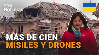 GUERRA UCRANIA DENUNCIA un NUEVO ATAQUE MASIVO con MISILES y DRONES RUSOS  RTVE Noticias [upl. by Onaled973]