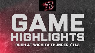 Rapid City Rush Highlights 113 at Wichita [upl. by Hunger]