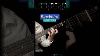 Blackbird  The Beatles  TABS Tutorial  Dr Guitar [upl. by Mordecai508]