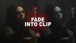 fade into clip transition  after effects [upl. by Airbmat]