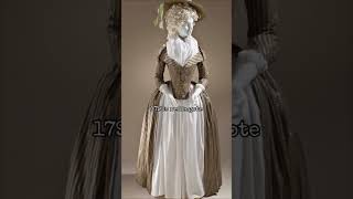 1790s redingote 🎠 18th century dress  Georgian era history shorts fashion dress [upl. by Gibbie]