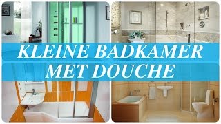 Kleine badkamer met douche [upl. by Akinor846]