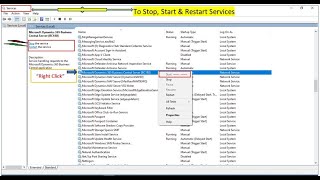 Howto Start Windows Services  Restart Stop or Disable Services  Use of servicesmsc command [upl. by Barclay467]