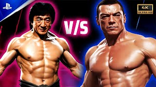 Jackie Chan vs Jean Claude Van Damme UFC 5  Brutal Kick Ko [upl. by Raf]